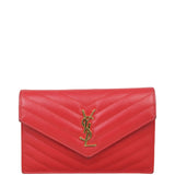 Saint Laurent Cassandre Envelope Chain Wallet