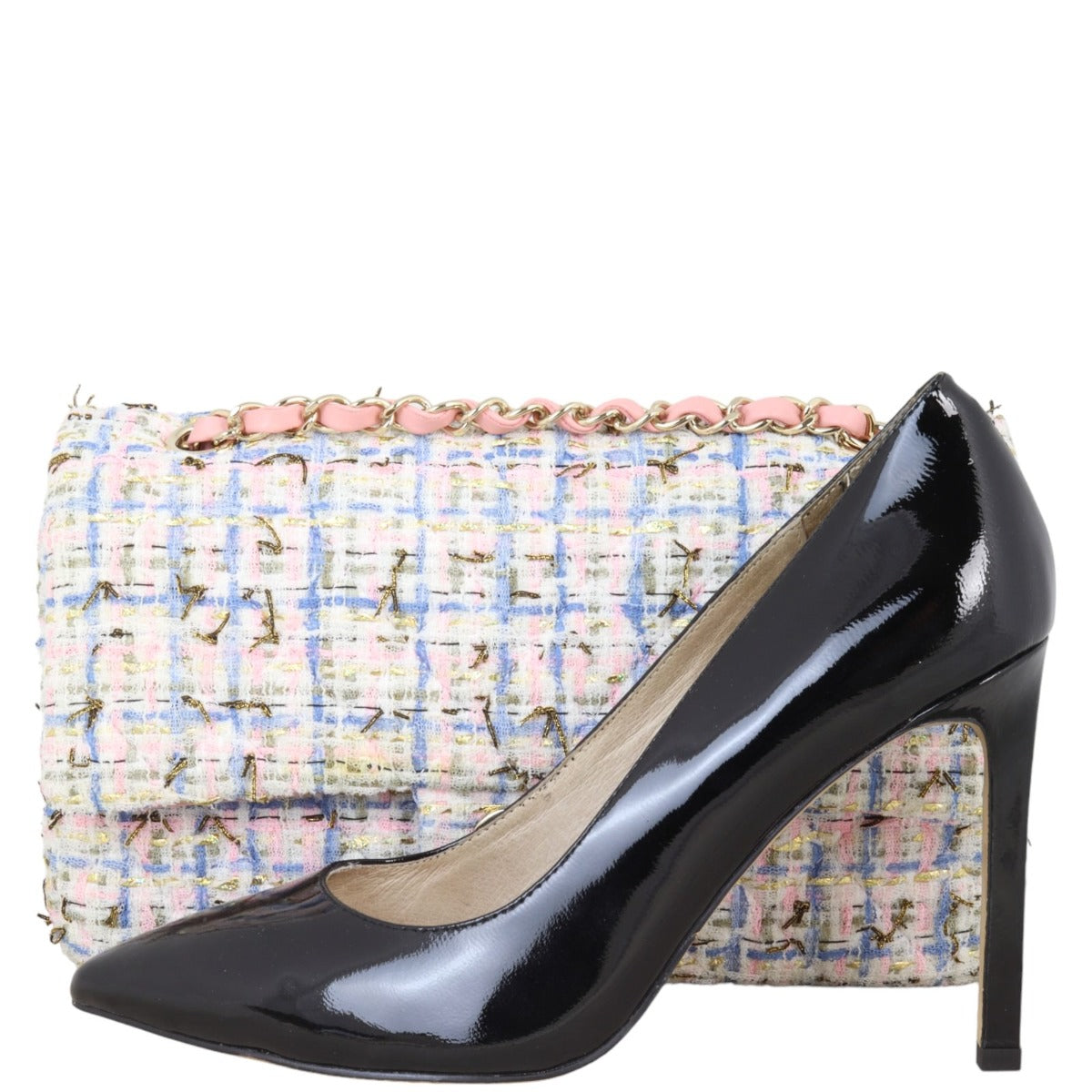 Chanel Classic Double Flap Tweed Medium