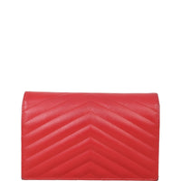 Saint Laurent Cassandre Envelope Chain Wallet
