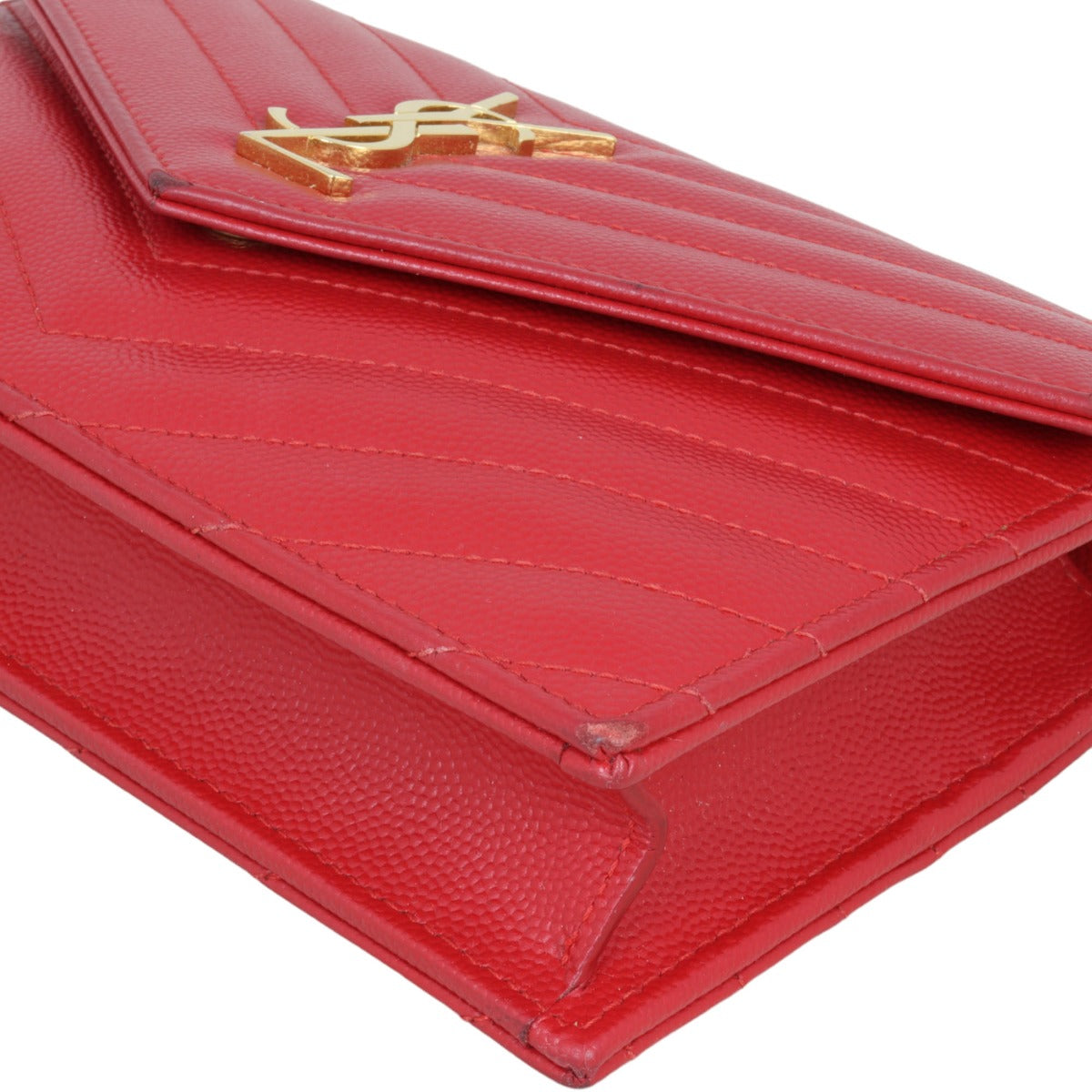 Saint Laurent Cassandre Envelope Chain Wallet