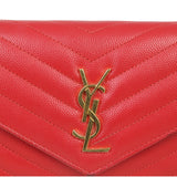 Saint Laurent Cassandre Envelope Chain Wallet