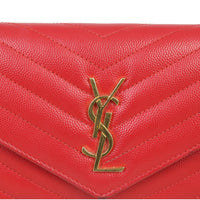 Saint Laurent Cassandre Envelope Chain Wallet
