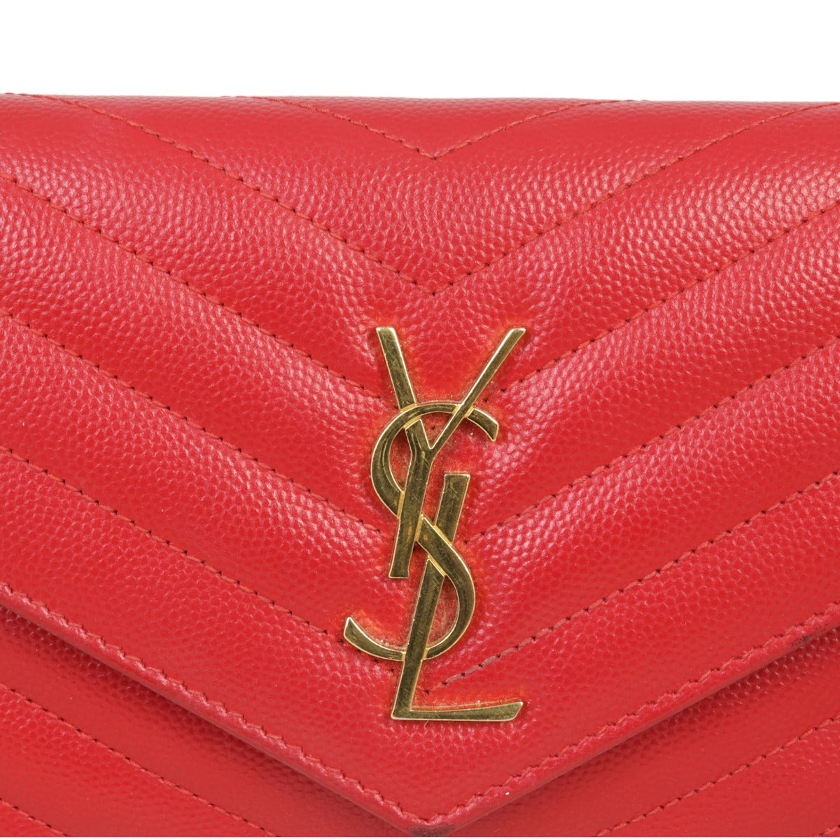 Saint Laurent Cassandre Envelope Chain Wallet