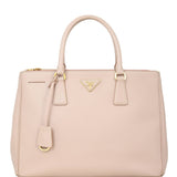 Prada Saffiano Lux Galleria Double Zip Tote Medium