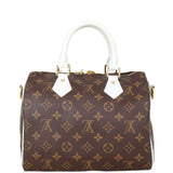 Louis Vuitton Speedy 25 Bandouliere Monogram LV Match