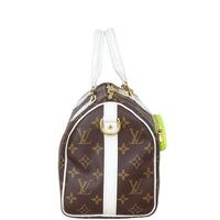 Louis Vuitton Speedy 25 Bandouliere Monogram LV Match