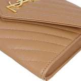 Saint Laurent Cassandre Flap Wristlet Pouch