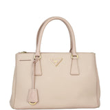 Prada Saffiano Lux Galleria Double Zip Tote Small