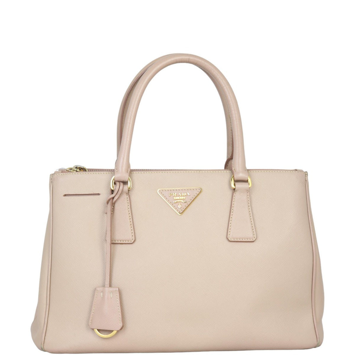 Prada Saffiano Lux Galleria Double Zip Tote Small