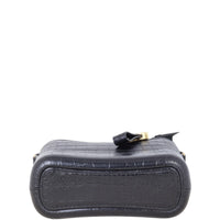 Chanel Gabrielle Hobo Logo Handle Croc Embossed Small