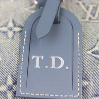 Louis Vuitton Keepall 50 Bandouliere Monogram Washed Denim