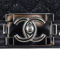 Chanel Boy Small Tweed Pearls Hardware