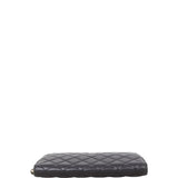 Chanel Classic CC Zip Around Organiser Wallet | Black Diamond