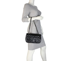 Chanel Classic Twist Flap Bag Patent Medium | Black Diamond