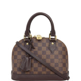 Louis Vuitton Alma BB Damier Ebene |  G Padlock