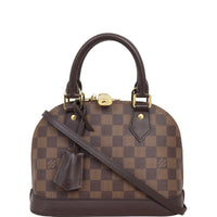 Louis Vuitton Alma BB Damier Ebene |  G Padlock