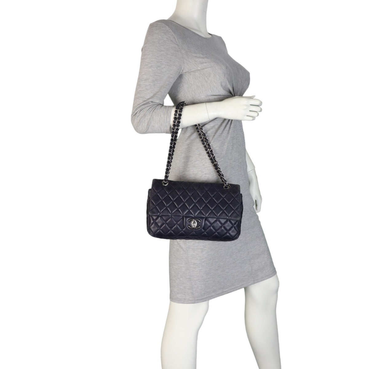 Chanel Classic Double Flap Small Lambskin | Navy