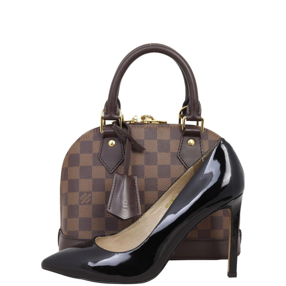 Louis Vuitton Alma BB Damier Ebene |  G Padlock