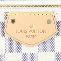 Louis Vuitton Iena MM Damier Azur front stamp