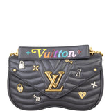 Louis Vuitton New Wave MM Chain Bag Love Lock