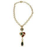 Chanel CC Jewel Drop Necklace