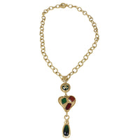 Chanel CC Jewel Drop Necklace