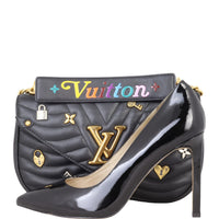 Louis Vuitton New Wave MM Chain Bag Love Lock