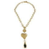 Chanel CC Jewel Drop Necklace