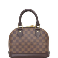 Louis Vuitton Alma BB Damier Ebene |  G Padlock