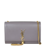 Saint Laurent Kate Tassel Chain Bag Medium Front with Strap