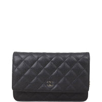 Chanel Classic Wallet on Chain | Black Silver Hardware