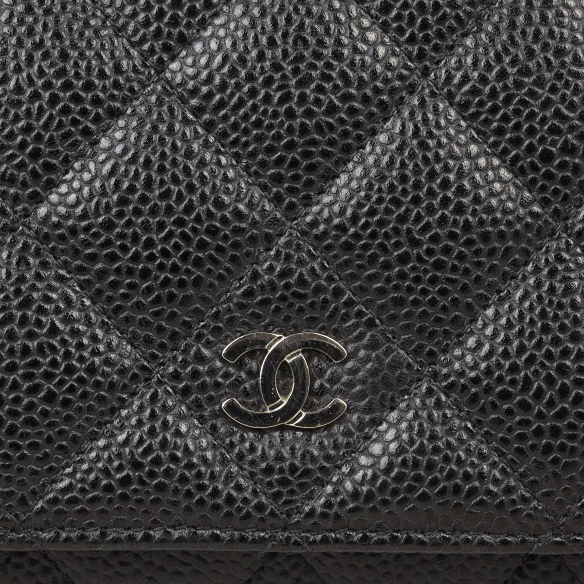 Chanel Classic Wallet on Chain | Black Silver Hardware