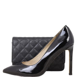 Chanel Classic Wallet on Chain | Black Silver Hardware