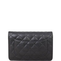 Chanel Classic Wallet on Chain | Black Silver Hardware