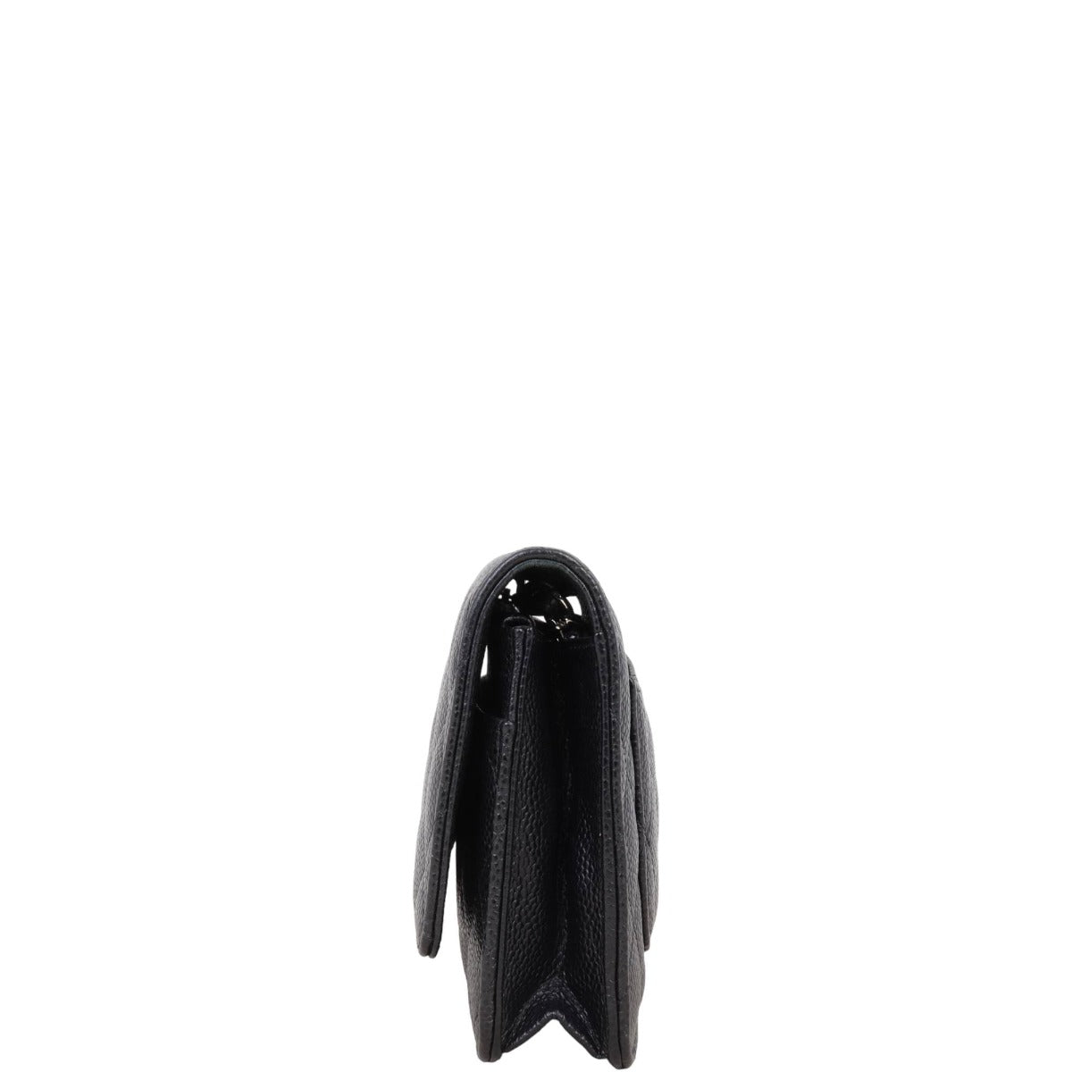 Chanel Classic Wallet on Chain | Black Silver Hardware