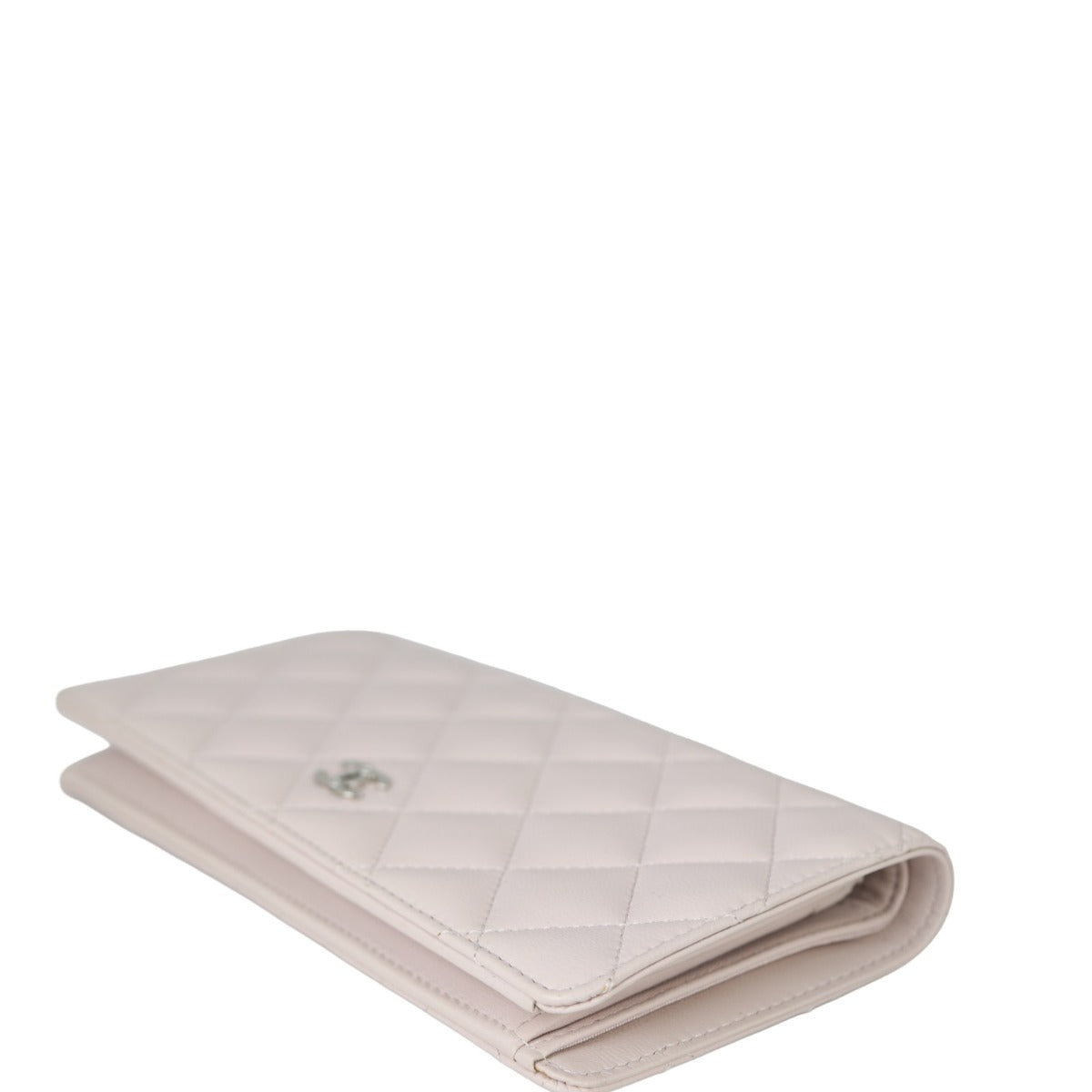 Chanel Classic CC Yen Wallet | Off White