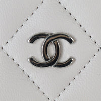 Chanel Classic CC Yen Wallet | Off White
