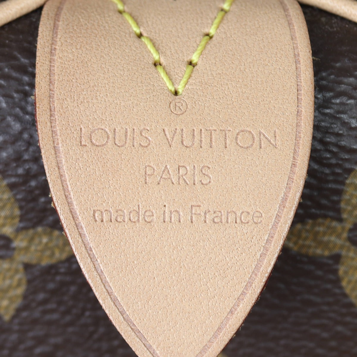 Louis Vuitton Speedy 25 Monogram Interior Stamp