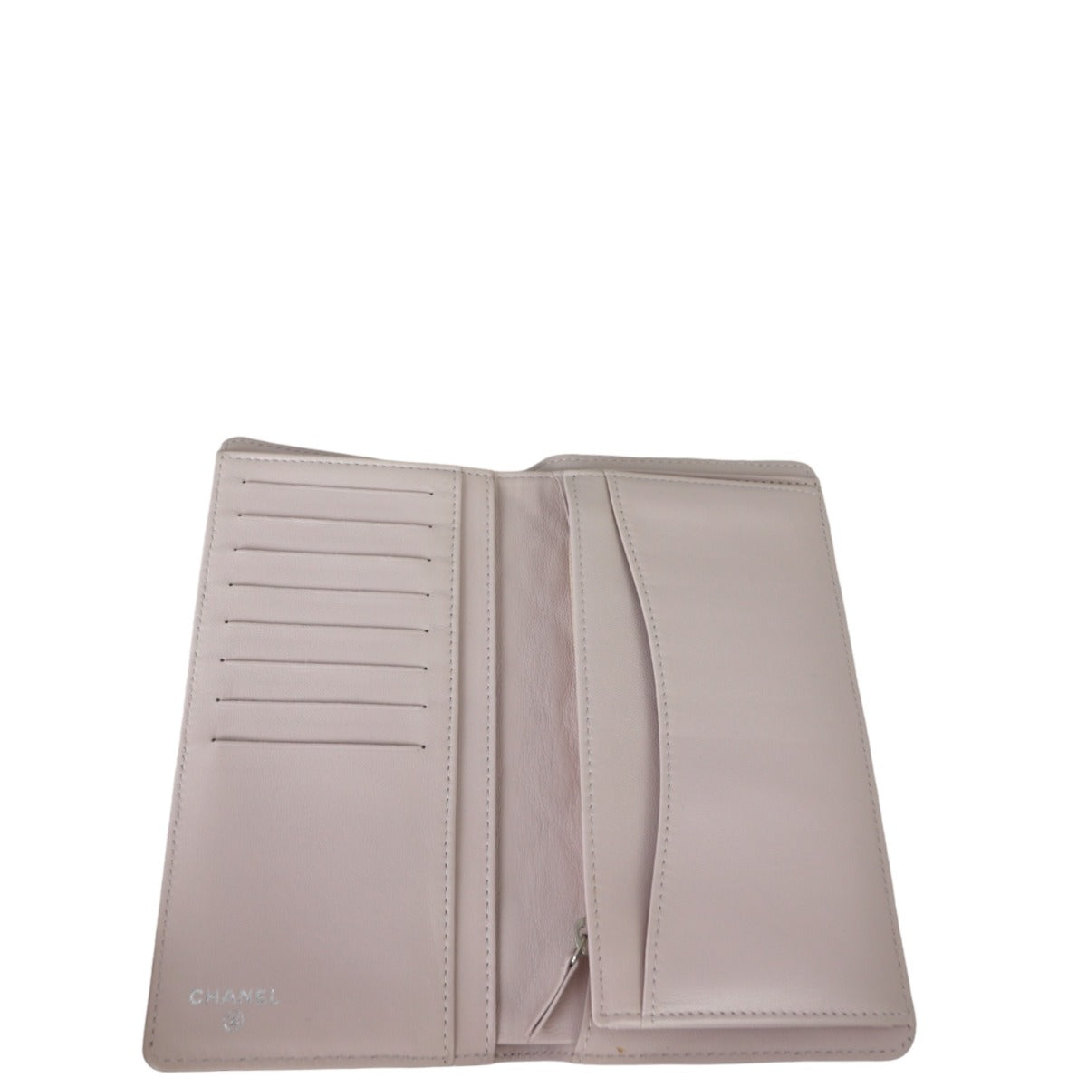 Chanel Classic CC Yen Wallet | Off White