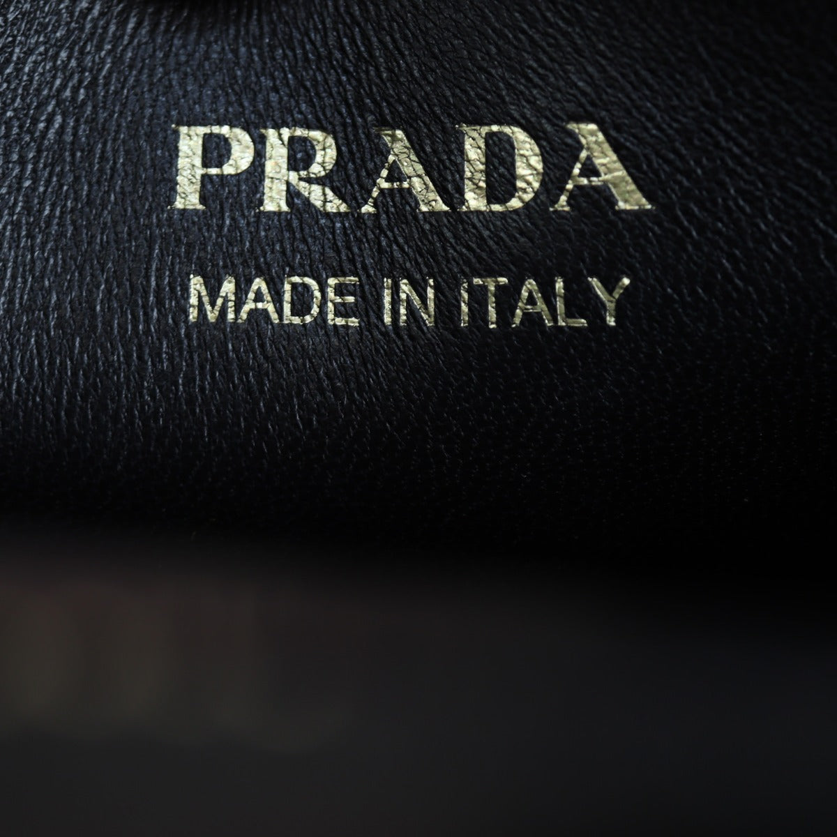 Prada Saffiano City Calf Esplanade Medium Interior Stamp