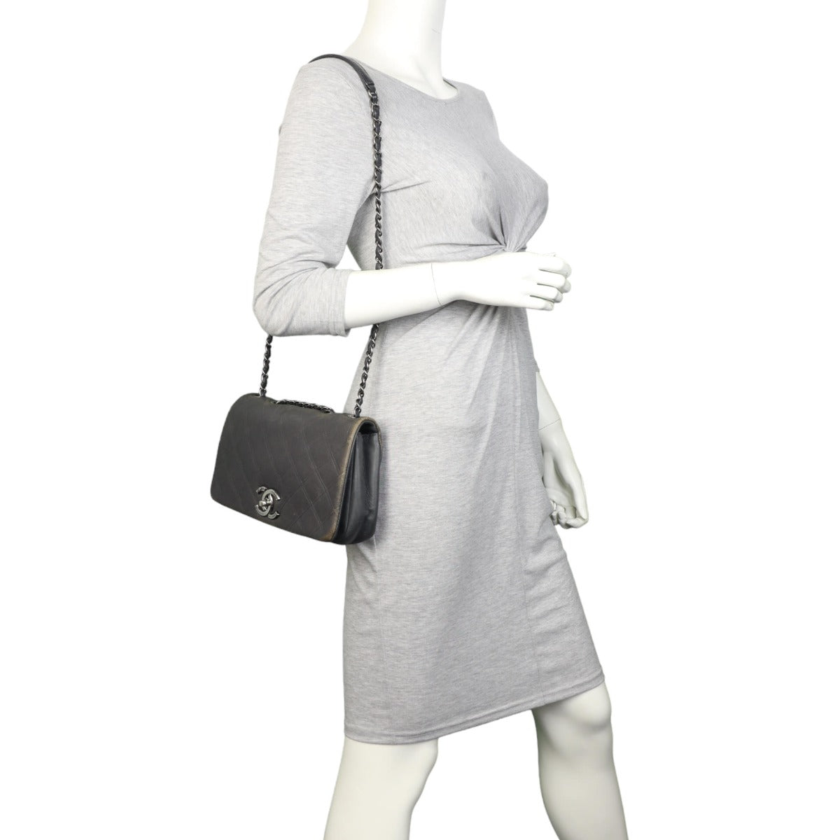 Chanel Diamond New Chic Flap Bag