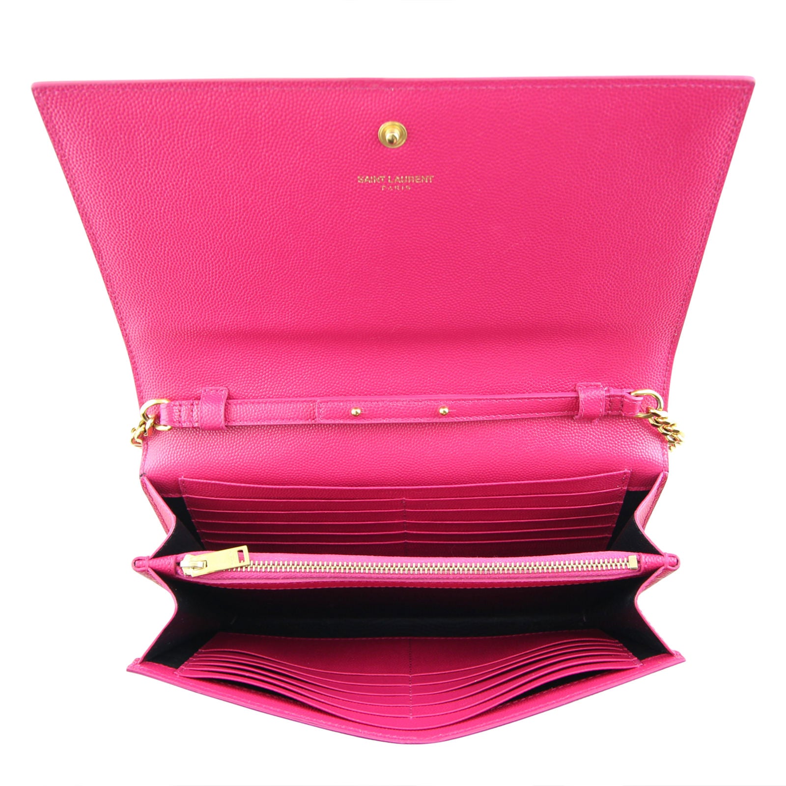 Saint Laurent Kate Wallet on Chain Bag Interior