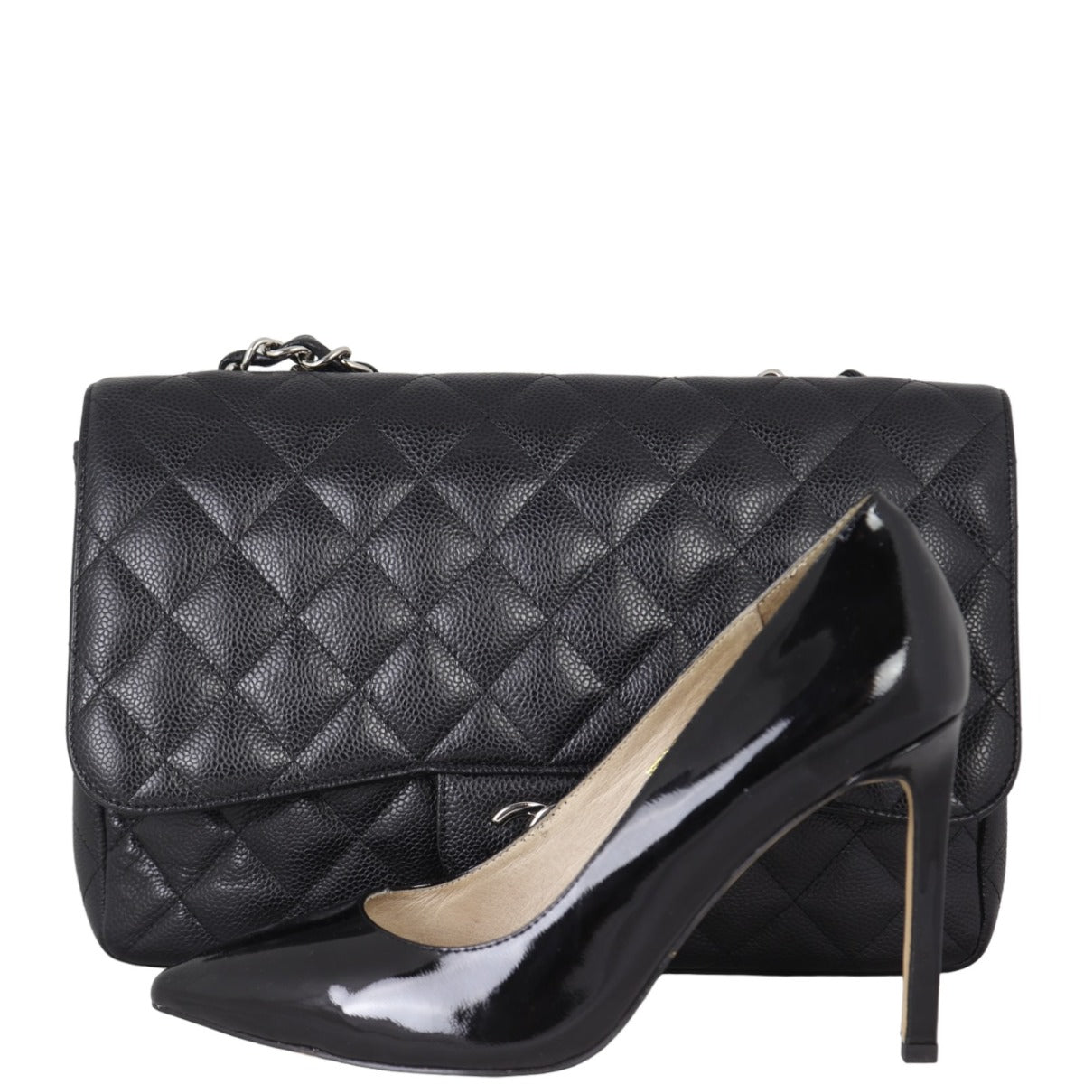 Chanel Classic Single Flap Jumbo | Black SHW