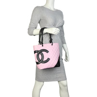 Chanel Ligne Cambon Tote Medium | Light Pink