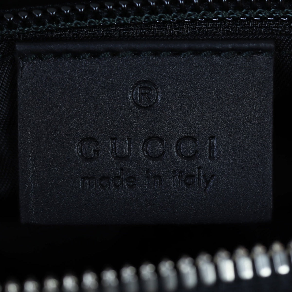 Gucci Web Messenger Bag Canvas Interior Stamp