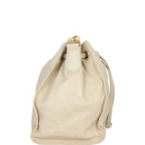 Chanel CC Drawstring Bucket Bag | Beige