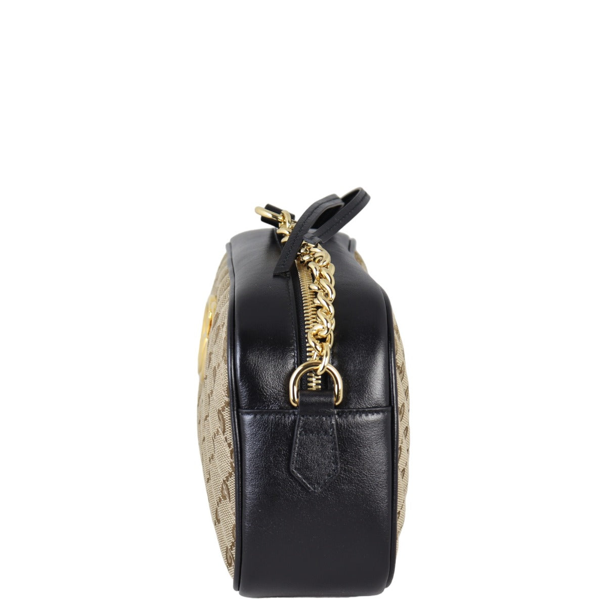 Gucci GG Canvas Marmont Diagonal Small Camera Bag