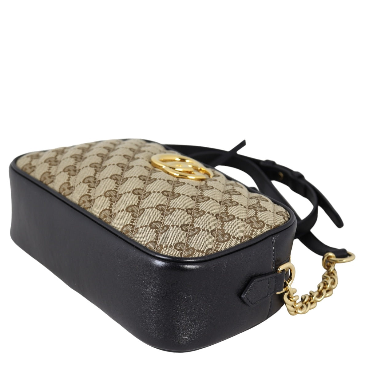 Gucci GG Canvas Marmont Diagonal Small Camera Bag