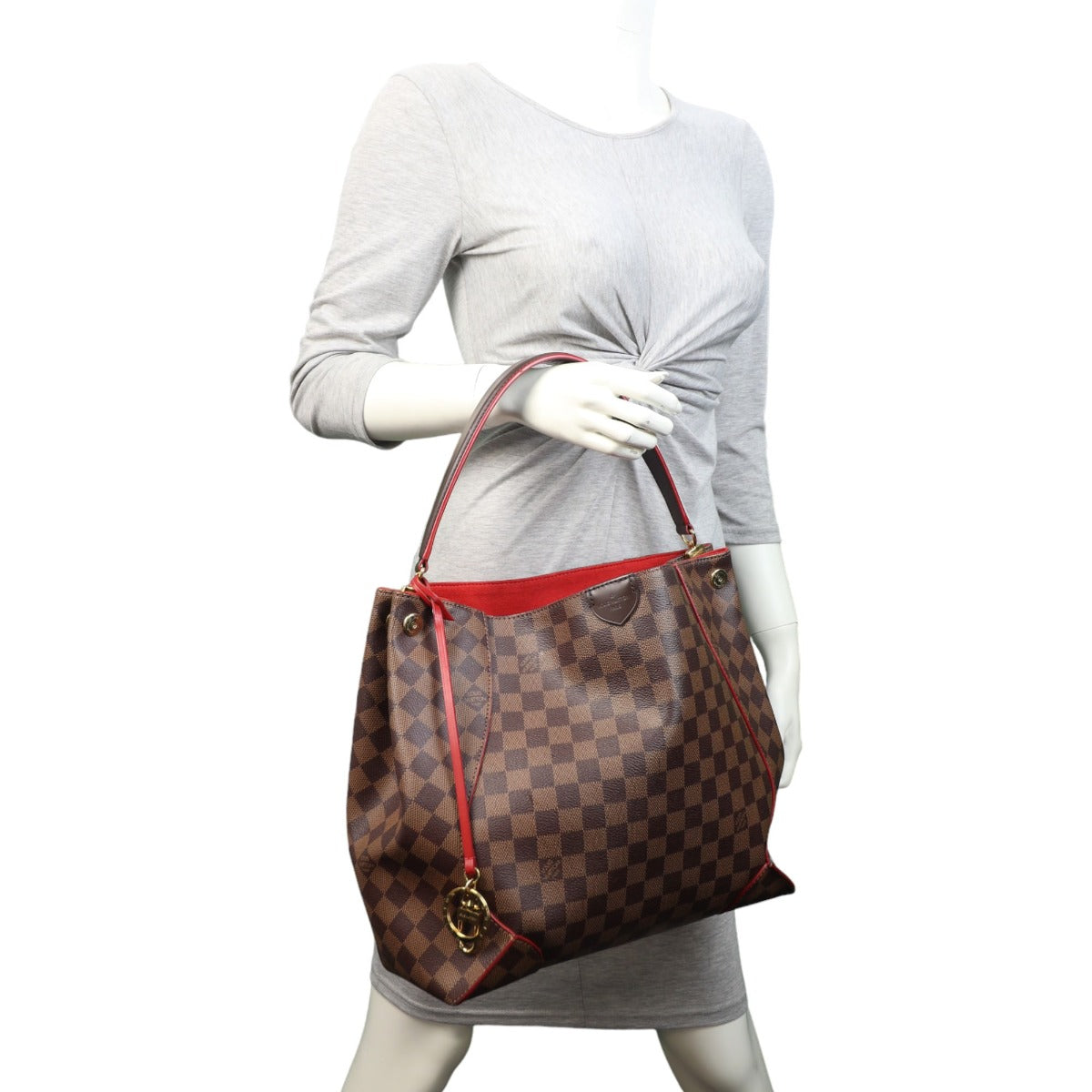 Louis Vuitton Caissa Hobo Damier Ebene