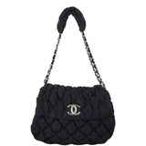 Chanel Bubble Quilt Nylon Flap Bag